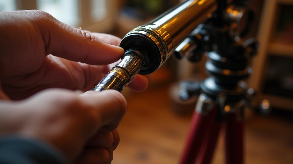 Restauratie van een mahoniehouten telescoopstatief