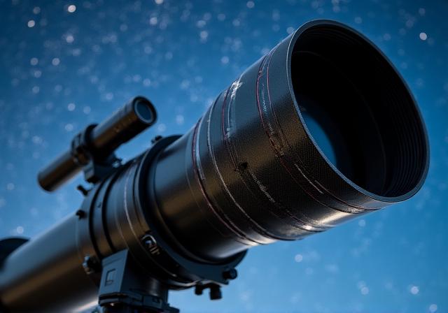 Moderne Newtoniaanse reflector telescoop op maat voor observatoria
